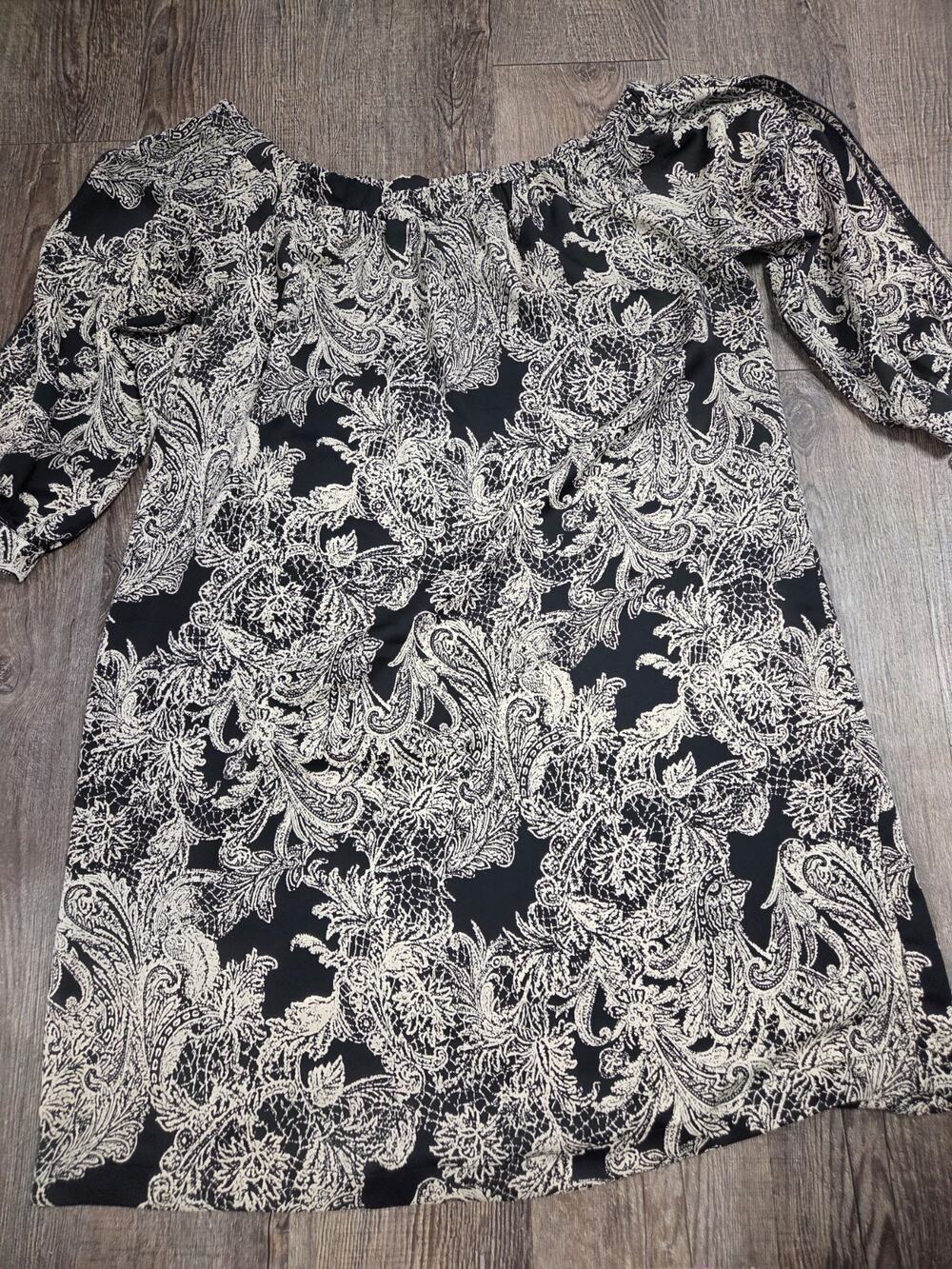 Veronica M. Made in USA Black Small Dress